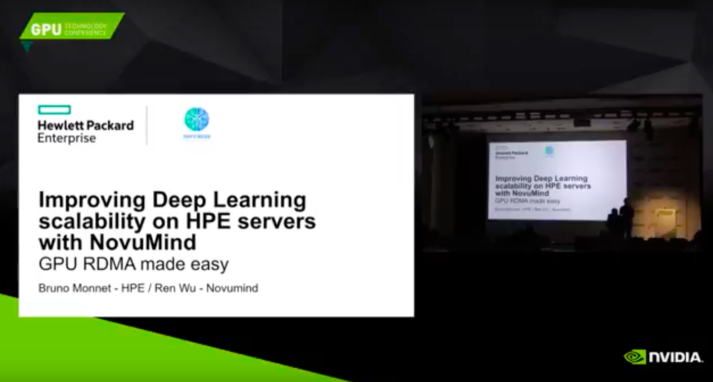 Improving Deep Learning Scalability on HPE Servers with NovuMind: GPU RDMA Made Easy